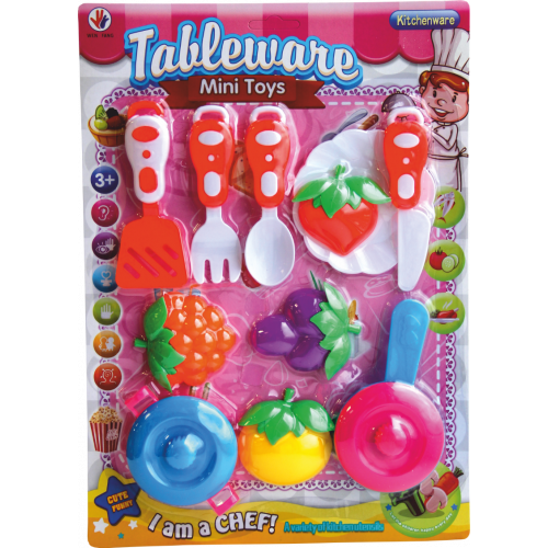 Игровой набор  Посуда с продуктами  Tableware Mini Toys